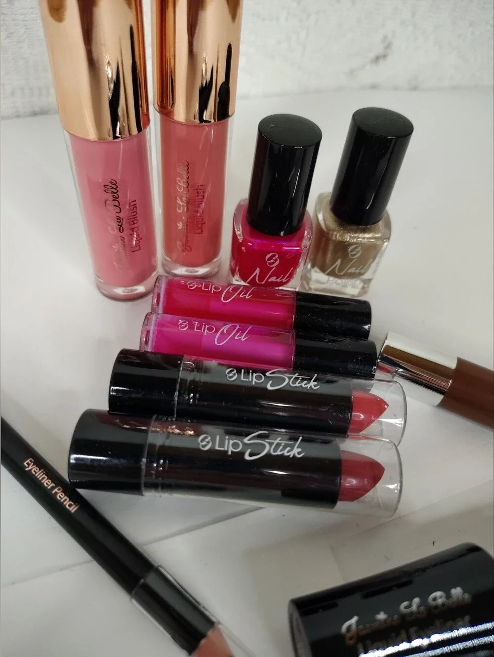 Makeup Bundle Lipstick Eye Liner Lip Oil Contour Stick Liquid Blush Eye Liner